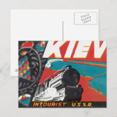 Carte Postale URSS Intouristique de Kiev (Devant / Derrière)