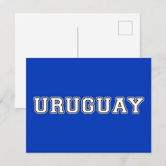 Carte Postale Uruguay (Devant / Derrière)
