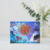 Carte Postale Uruguay Conrad Wall (Debout devant)