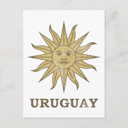 Carte Postale Uruguay vintage (Devant)
