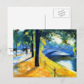 Carte Postale Ury - Pont au-dessus du canal Landwehr (Devant / Derrière)