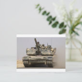 Carte Postale US_Army_M1A1_Abrams_main_combat_tank (Debout devant)