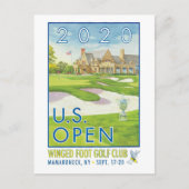 Carte Postale US open 2020 Winged Foot Golf Club cadeaux (Devant)