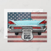Carte Postale US Route 66 Travel Postcard (Devant / Derrière)