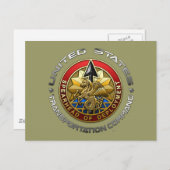 Carte Postale US Transportation Command (Devant / Derrière)