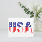 CARTE POSTALE USA (Debout devant)