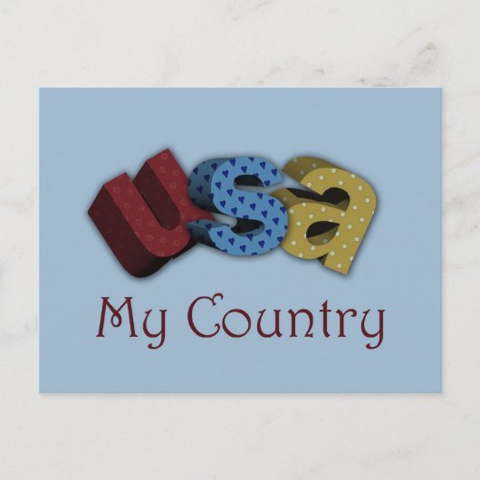 CARTE POSTALE USA (Devant)
