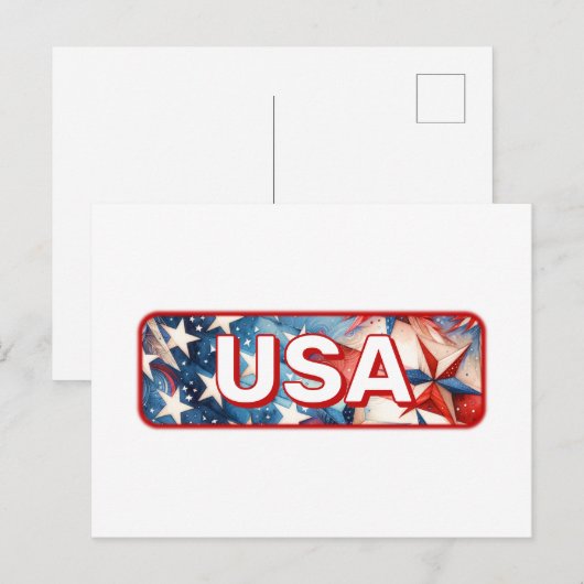 CARTE POSTALE USA (Devant / Derrière)