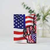 CARTE POSTALE USA ! (Debout devant)