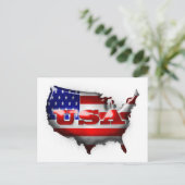 Carte postale USA (Debout devant)