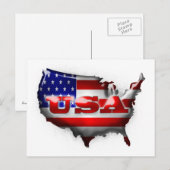 Carte postale USA (Devant / Derrière)