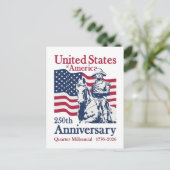 Carte Postale USA 250th Anniversary Semiquincentennial 1776-2026 (Debout devant)