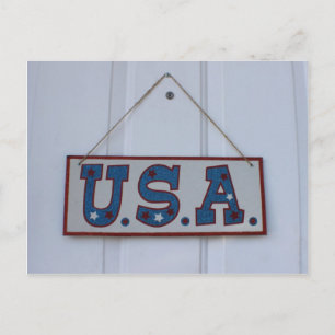Carte Postale USA 4 juillet Hang