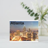 Carte Postale USA atlanta Downtown at night (St.K) (Debout devant)