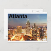 Carte Postale USA atlanta Downtown at night (St.K) (Devant / Derrière)