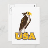 Carte Postale USA Bold Eagle (Devant / Derrière)