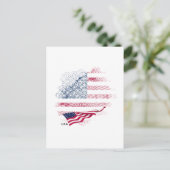 Carte Postale USA flag (Debout devant)