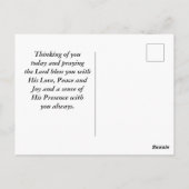 Carte Postale USA Flag God Bless America Patriotic  (Dos)