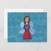 Carte Postale USA Flag Stars (Devant / Derrière)