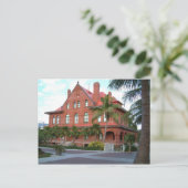 Carte Postale USA - Floride - Miami - Key West Douane House (Debout devant)
