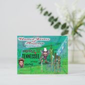 Carte Postale USA Fun Map (Debout devant)