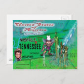 Carte Postale USA Fun Map (Devant / Derrière)