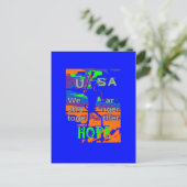 Carte Postale USA Hillary Hope Nous Sommes Forts Ensemble (Debout devant)