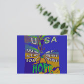 Carte Postale USA Hope Message Art (Debout devant)