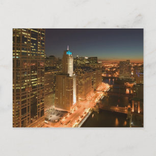 Carte Postale USA, Illinois, Chicago : La boucle : Bâtiments