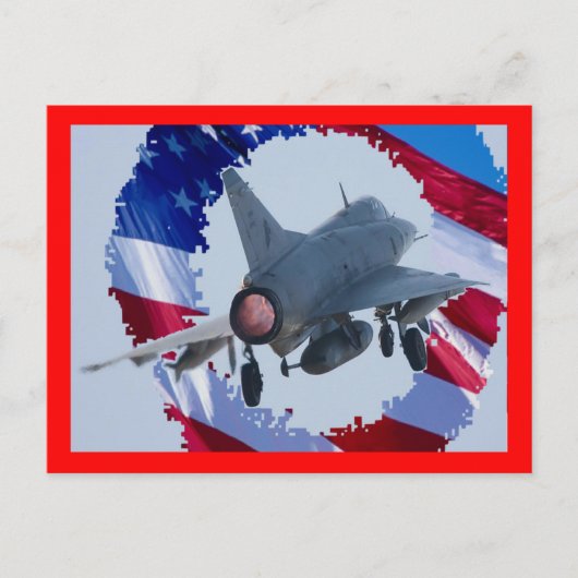 Carte Postale Usa Jet (Devant)