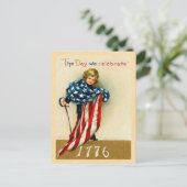 Carte Postale USA Juillet 4 Postcard (Debout devant)