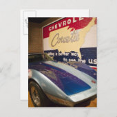 Carte Postale USA, Kentucky, Bowling Green : Corvette nationale  (Devant / Derrière)