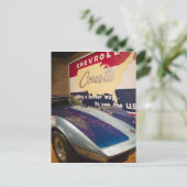 Carte Postale USA, Kentucky, Bowling Green : Corvette nationale  (Debout devant)