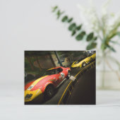 Carte Postale USA, Kentucky, Bowling Green : Corvette nationale (Debout devant)