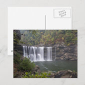 Carte Postale USA - Kentucky. Les chutes Cumberland sur (Devant / Derrière)