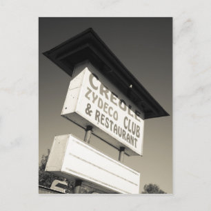 Carte Postale USA, Louisiana, Henderson. Creole Zydeco Music