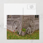 Carte Postale USA, Main. Wagon Wheels (Devant / Derrière)