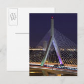 Carte Postale USA, Massachusetts, Boston. Leonard Zakim (Devant / Derrière)