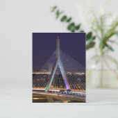 Carte Postale USA, Massachusetts, Boston. Leonard Zakim (Debout devant)