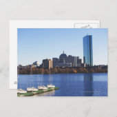 Carte Postale USA, Massachusetts, Boston skyline (Devant / Derrière)