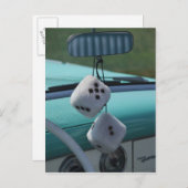 Carte Postale USA, Massachusetts, Gloucester. Dés flous dans un (Devant / Derrière)