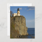 Carte Postale USA, Minnesota. Phare de Split Rock sur le lac (Devant / Derrière)