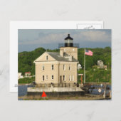 Carte Postale USA, New York, Kingston, Hudson River. Rondout (Devant / Derrière)