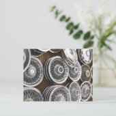 Carte Postale USA, Nouveau Mexique, Prewitt : Auto Hubcaps / Rt. (Debout devant)