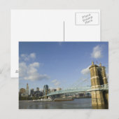 Carte Postale USA, Ohio, Cincinnati : Suspension de rougebling 2 (Devant / Derrière)