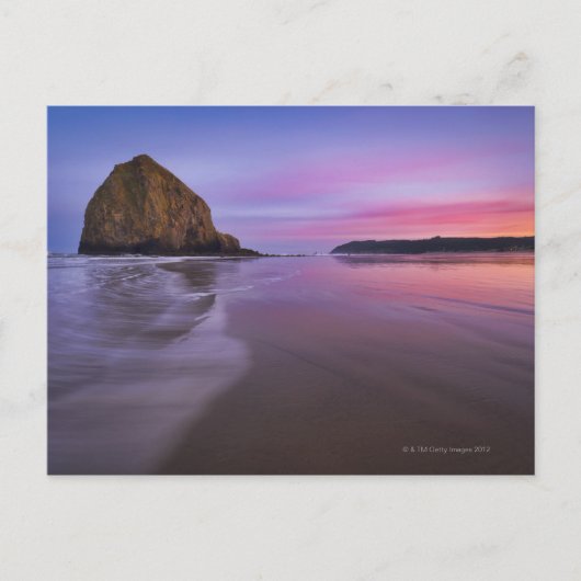 Carte Postale USA, Oregon, Clatsop County, Haystack Rock et (Devant)