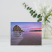 Carte Postale USA, Oregon, Clatsop County, Haystack Rock et (Debout devant)