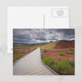 Carte Postale USA, Oregon, Mitchell, Pathway between Painted (Devant / Derrière)