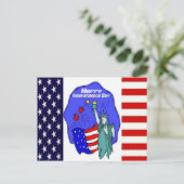 Carte Postale USA Pride - fête de l'indépendance (Debout devant)