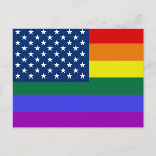 Carte Postale USA Rainbow Pride